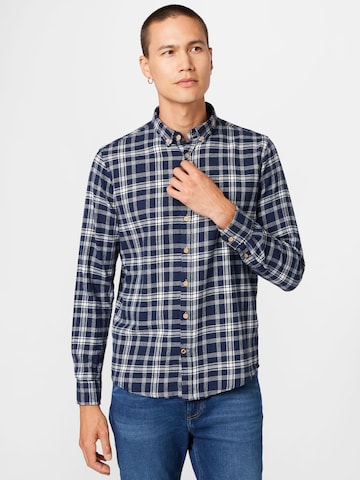 Kronstadt Regular fit Button Up Shirt 'Johan' in Blue: front