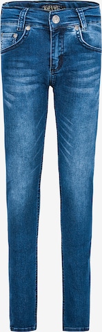 BLUE EFFECT - Slimfit Vaquero en azul: frente