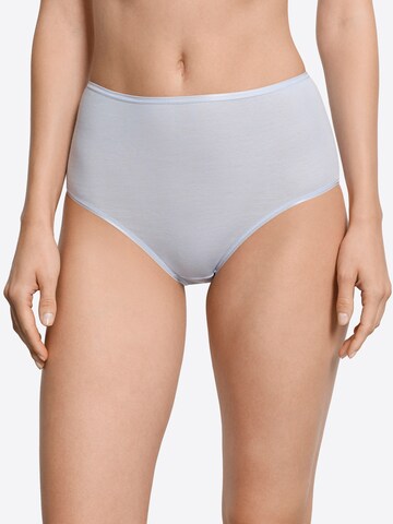 Hanro Slip ' Cotton Seamless ' in Blauw: voorkant