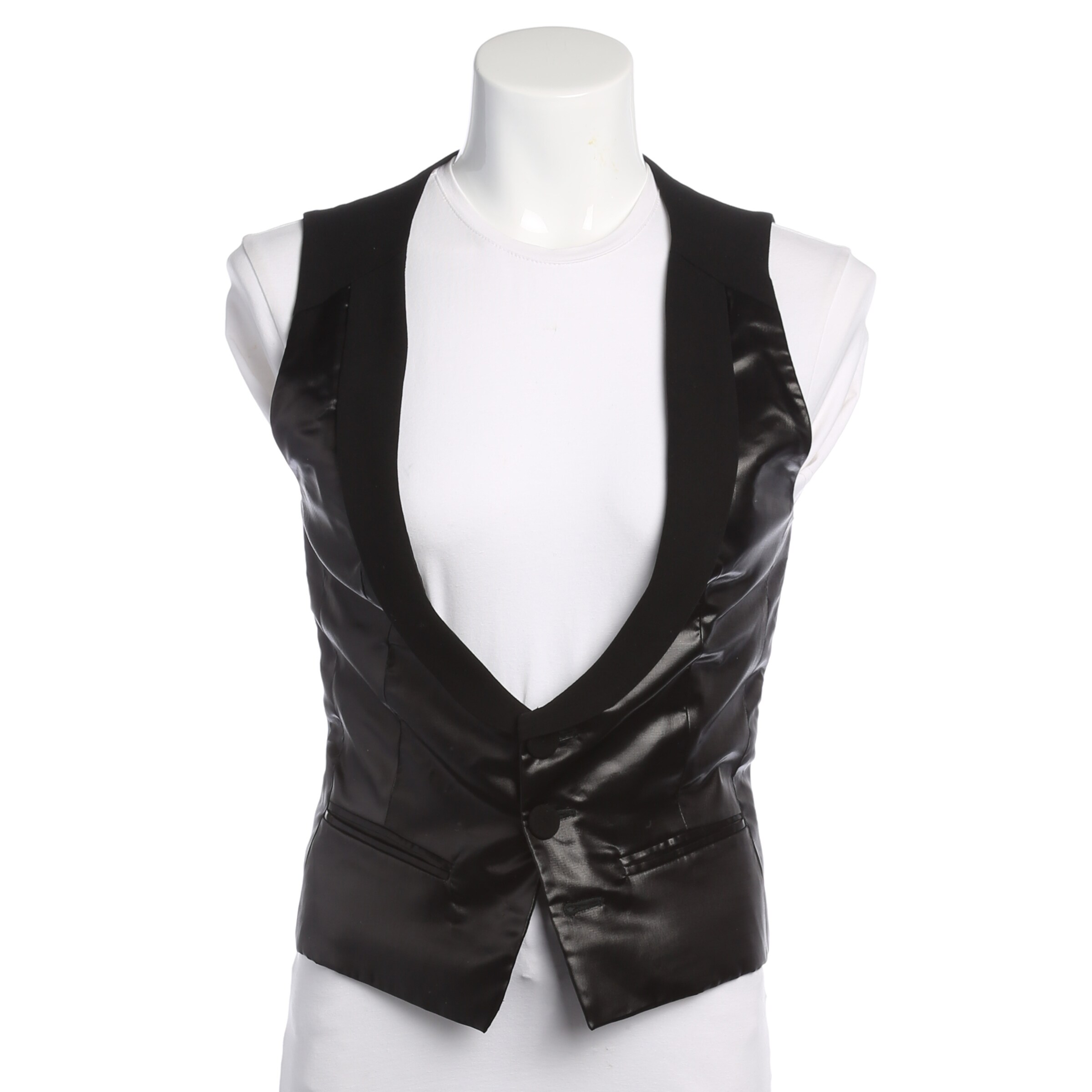 Balenciaga Weste S in Schwarz: Vorderseite