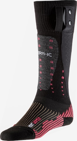 THERM-IC Athletic Socks 'Powersock Heat Ladies v2' in Black: front