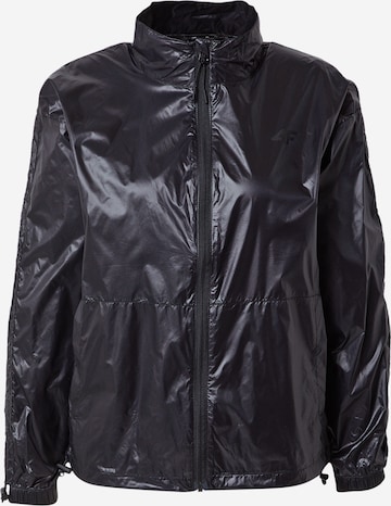 4F Athletic Jacket in Black: front