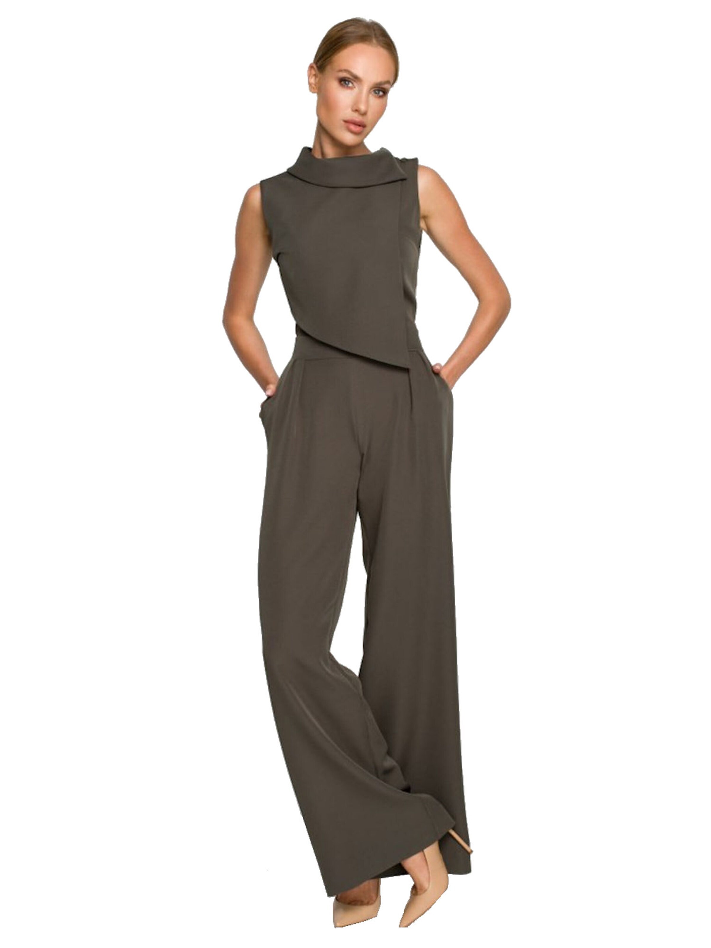 Numoco Jumpsuit 'Overall Bella' in Green: front