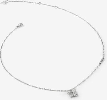 GUESS Necklace 'Chrysalis' in Silver: front