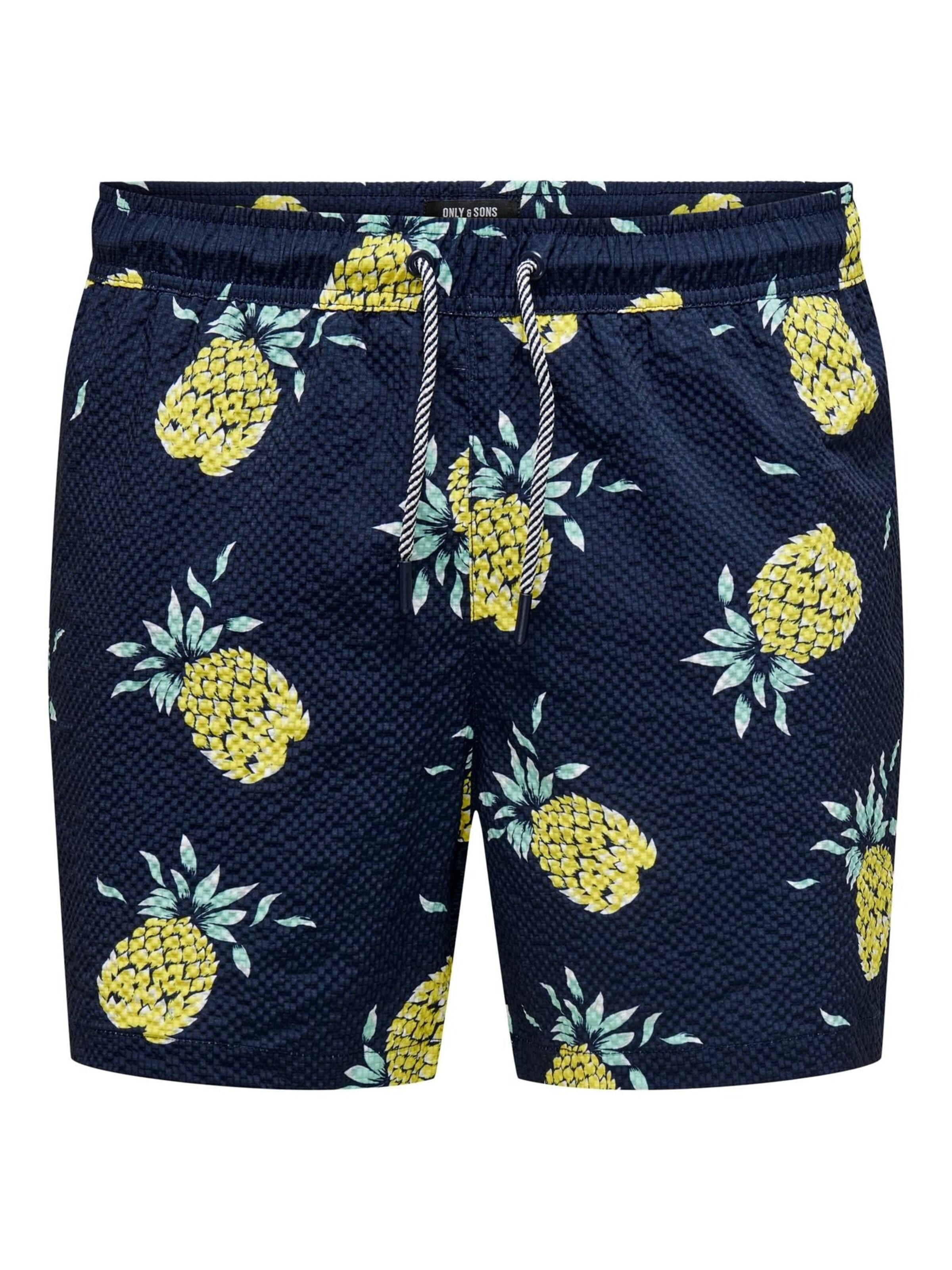 Shorts de bain '22029348' Only & Sons en bleu : devant