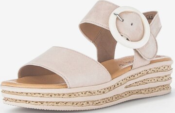 GABOR Strap Sandals in Pink: front