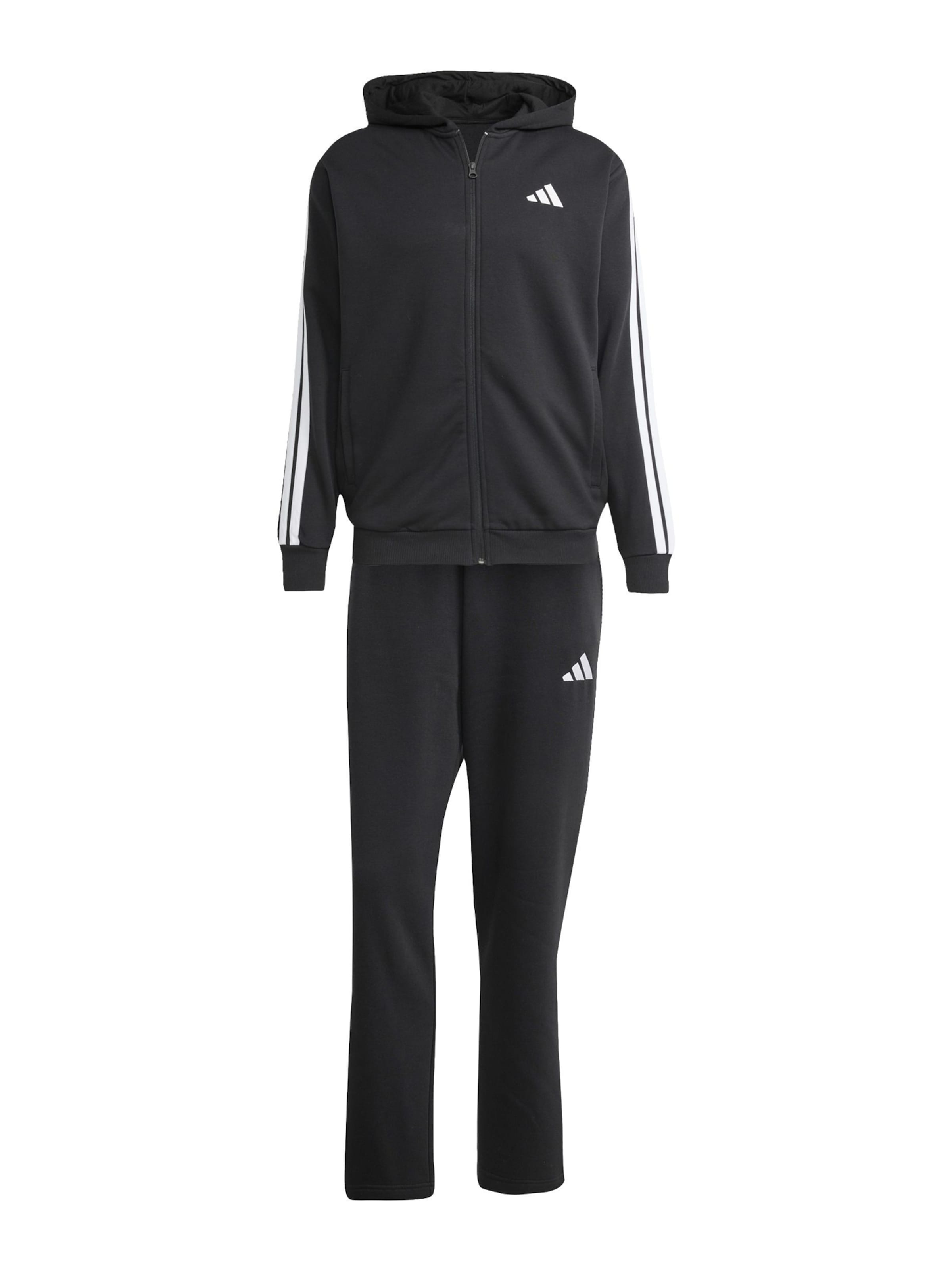 ADIDAS SPORTSWEAR Trainingspak in Zwart: voorkant