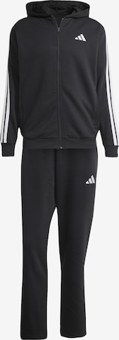 ADIDAS SPORTSWEAR Trainingspak in Zwart: voorkant