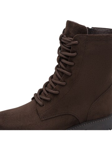 Bottines à lacets Tamaris en marron