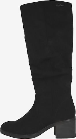 Bottes '5-25505-41' s.Oliver en noir : devant