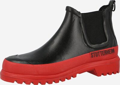 Ghete chelsea Stutterheim pe negru, Vizualizare produs