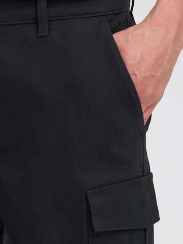 !Solid Regular Cargohose ' SDMohan Stretch ' in Schwarz