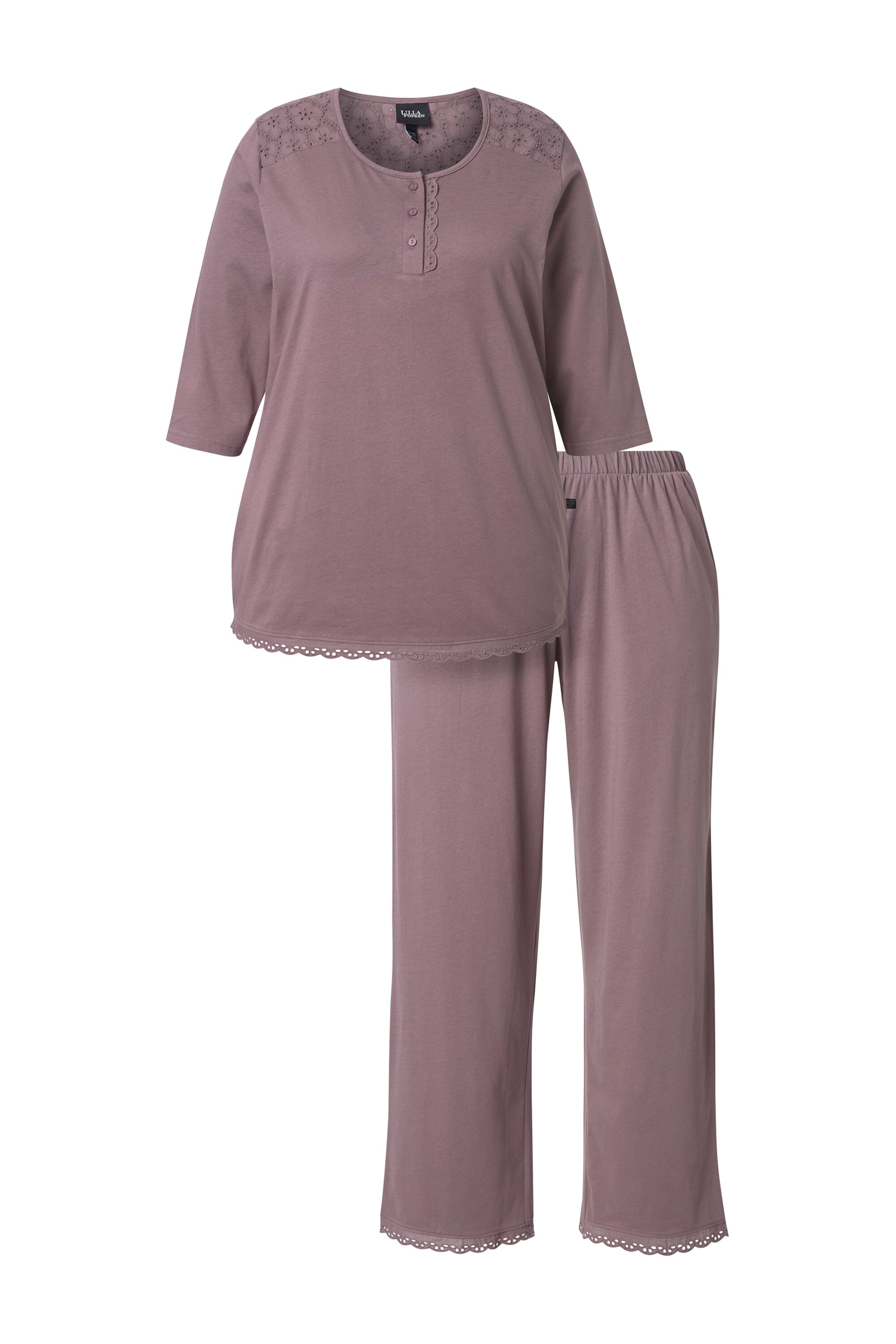 Ulla Popken Pyjama in Lila: voorkant