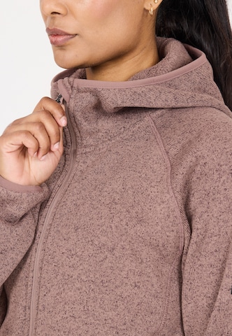 Whistler Fleece jacket 'Wolven' in Brown