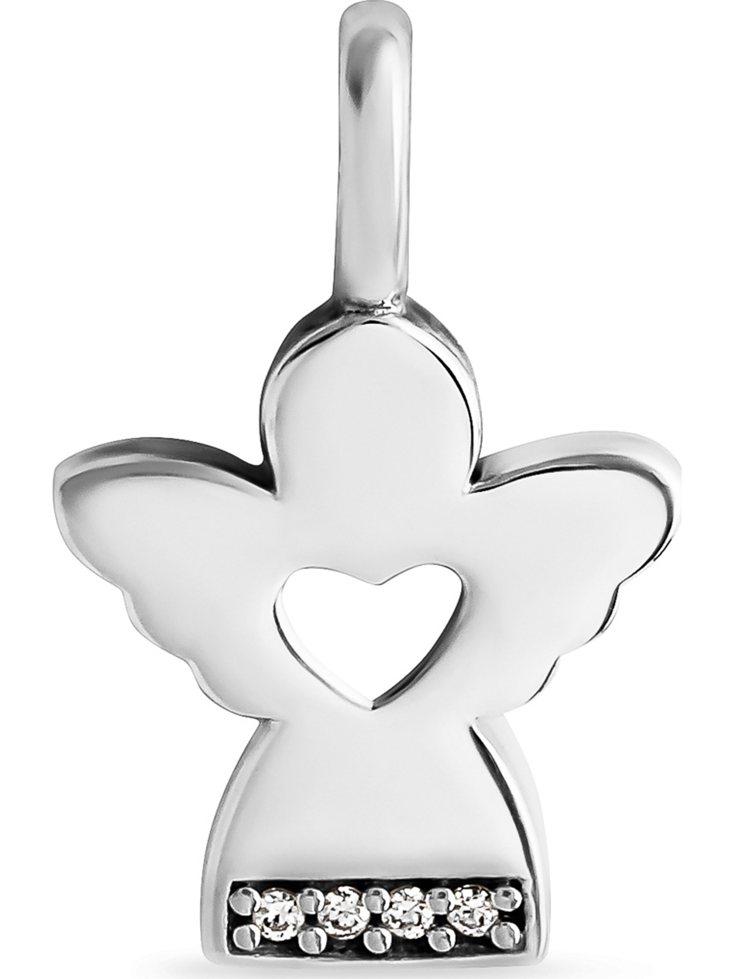 FAVS Pendant in Silver: front