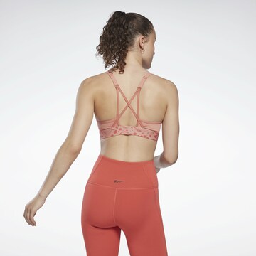 Reebok Bustier Sport-BH in Orange