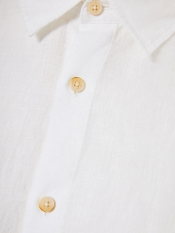 Funky Buddha Средняя посадка Рубашка в Белый