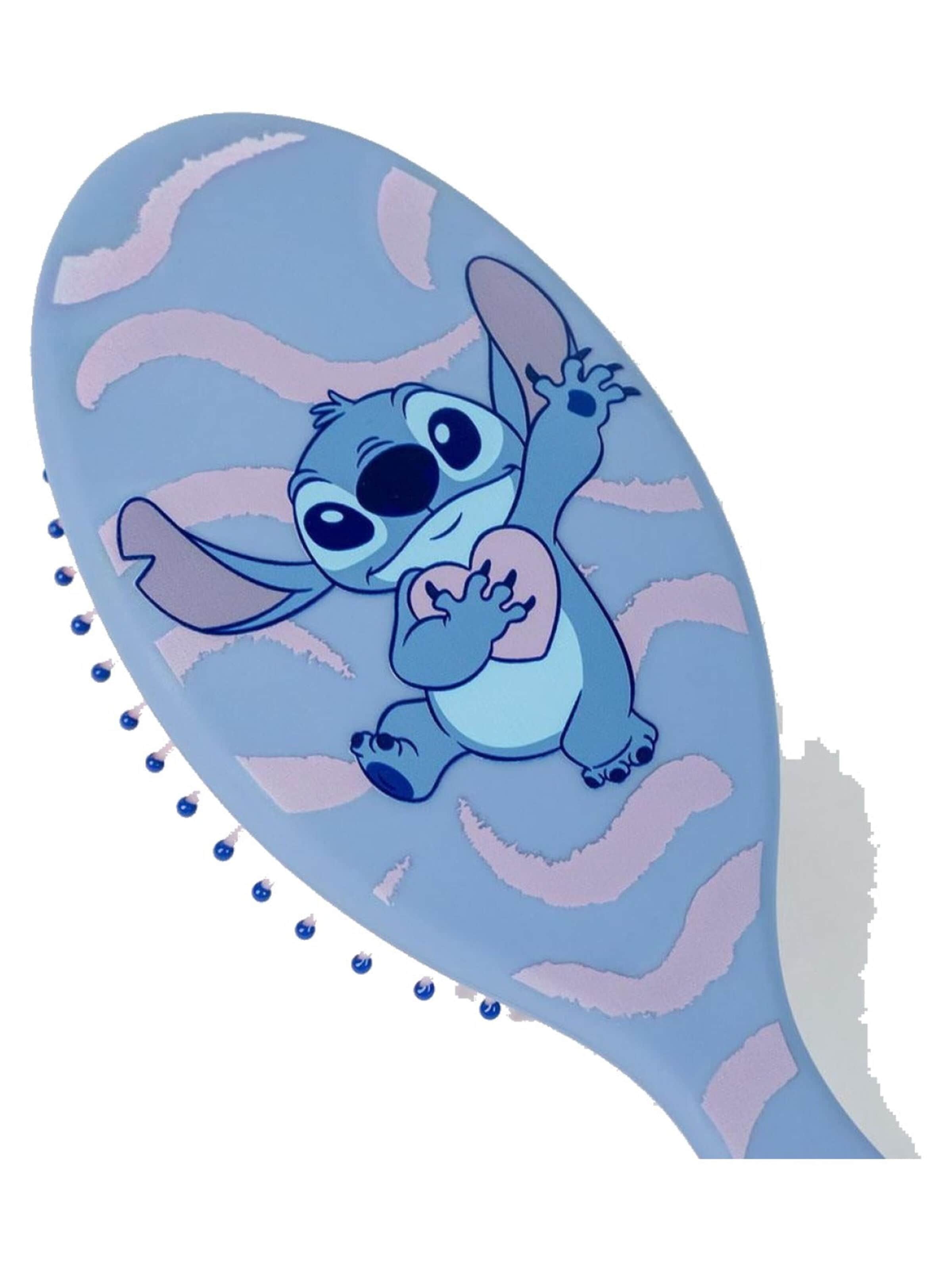 Disney Lilo & Stitch Set 'Disney Lilo en Stitch Beauty Set Haarborstel Haar Scrunshies Toilettas' in Blauw