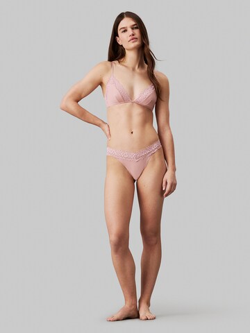Calvin Klein Triangle Bra 'Attraction ' in Pink
