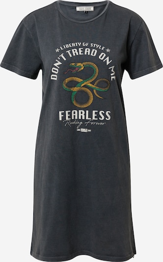 Cars Jeans Kleita 'Fearless' dzeltens / antracīta / zaļš / balts, Preces skats