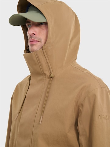 AIGLE Funktionsjakke i brun: side