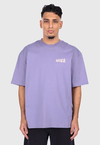 Dropsize T-Shirt in Lila: Vorderseite