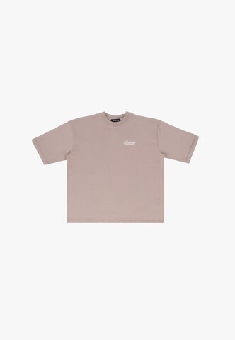 Dropsize Póló - barna: elől