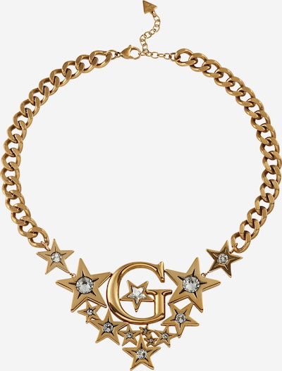 GUESS Chaîne en or / transparent, Vue avec produit
