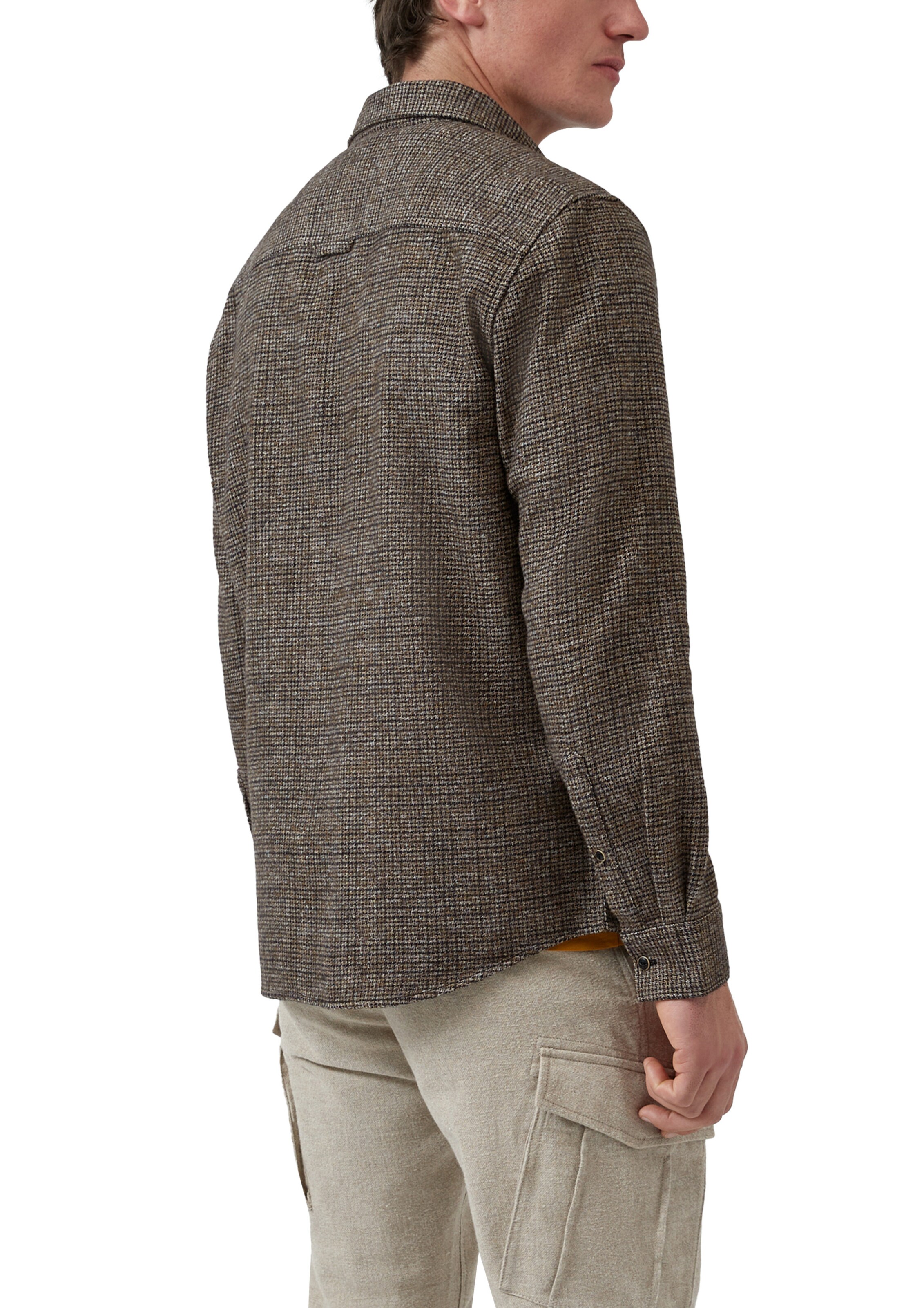 s.Oliver Regular Fit Hemd in Braun