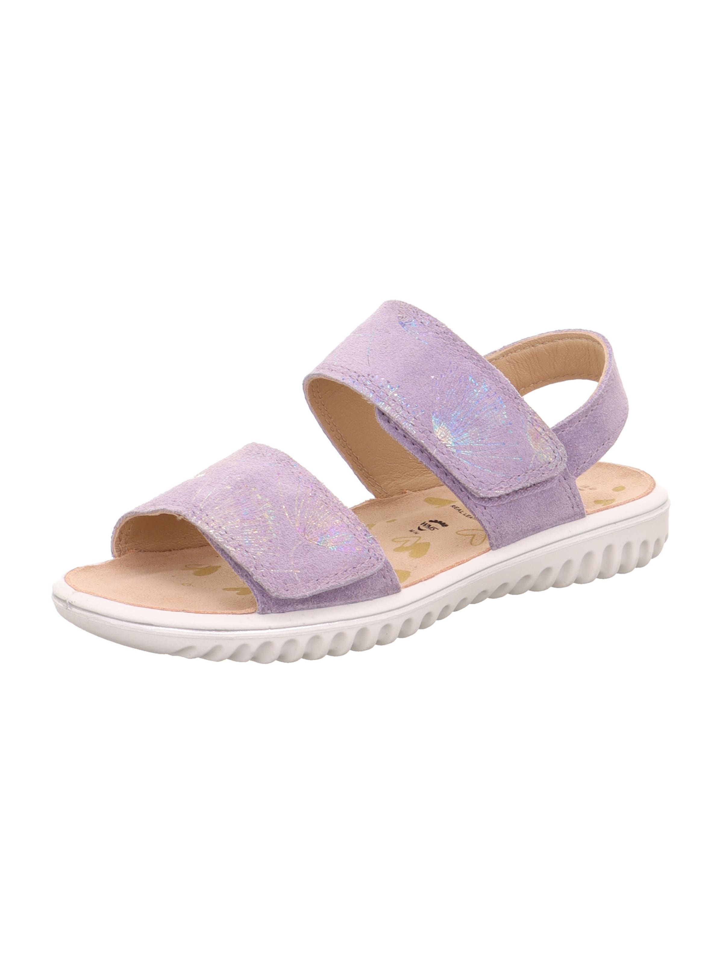 SUPERFIT Sandalen 'Sparkle' in Lila: voorkant
