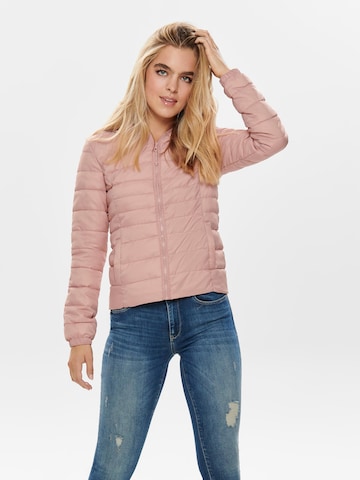 Veste mi-saison 'Tahoe' ONLY en rose : devant