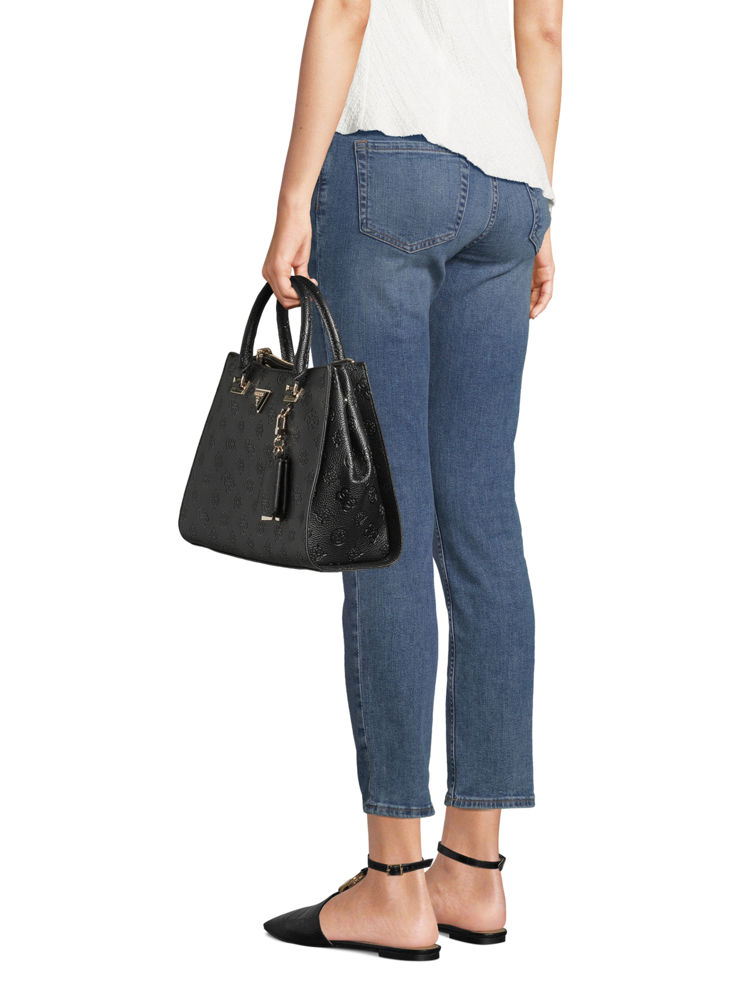 GUESS Håndtaske 'Cresidia' i sort