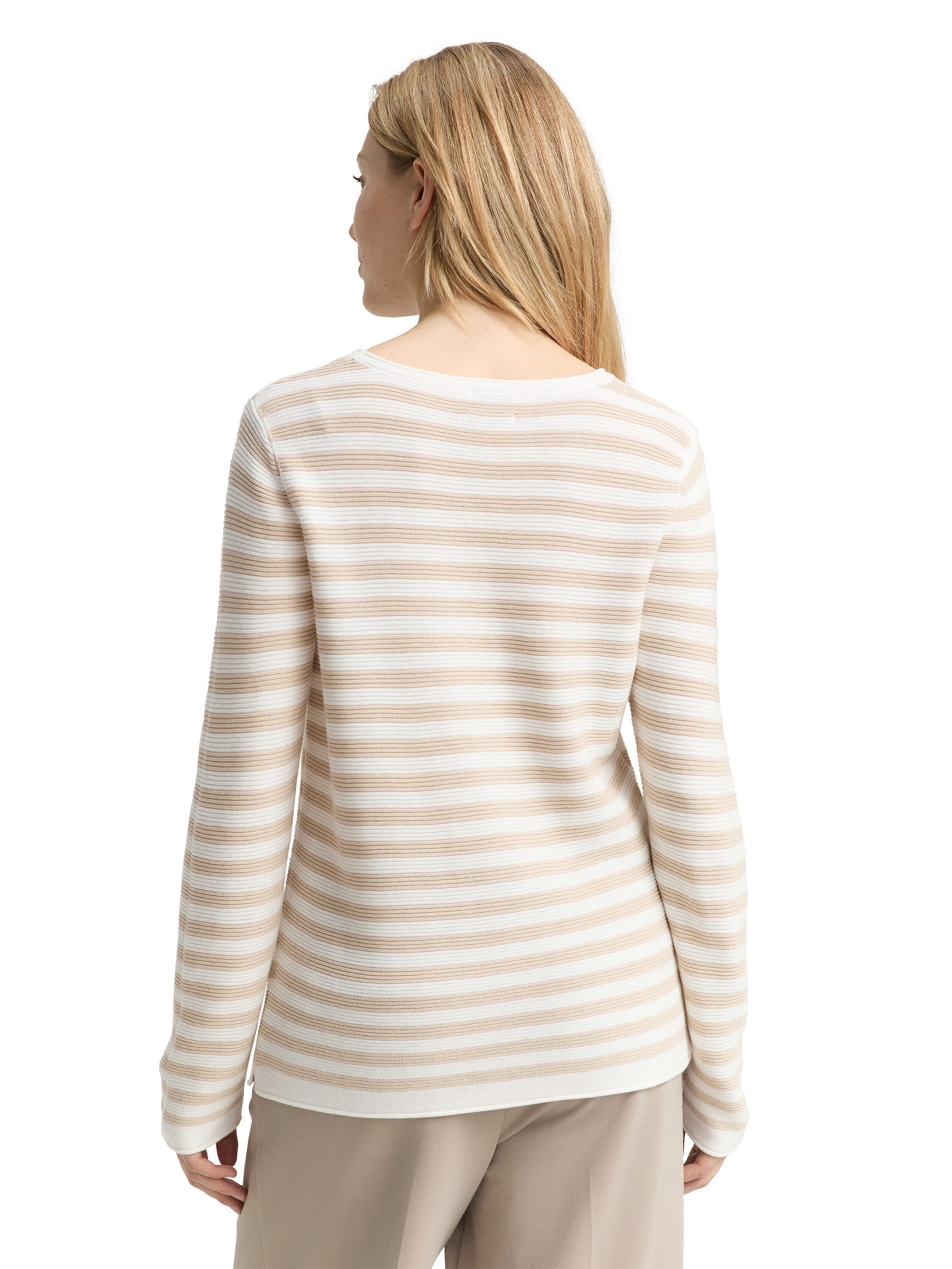 Pull-over TOM TAILOR en beige