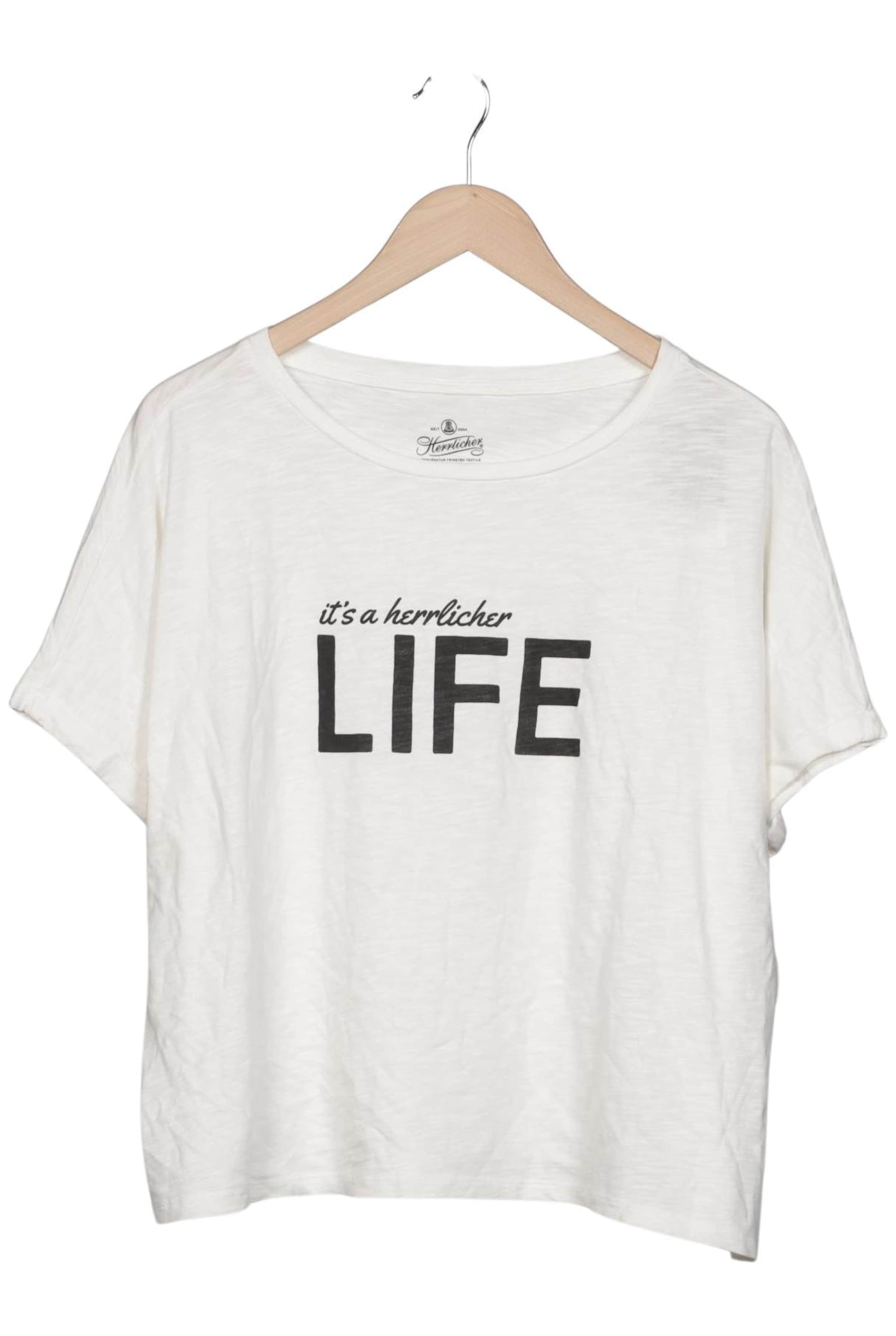 Herrlicher Top & Shirt in L in White: front