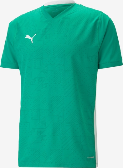 PUMA T-Shirt fonctionnel en jade / noir / blanc, Vue avec produit