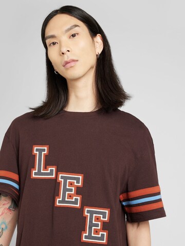 T-Shirt Lee en marron