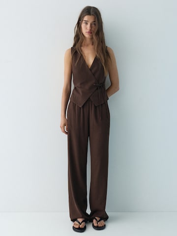 Pull&Bear Öltönymellény - barna