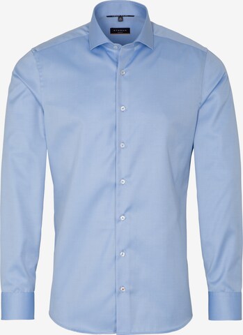 ETERNA Slim fit Overhemd in Blauw: voorkant