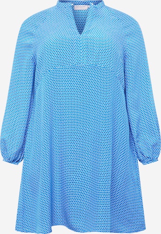 ONLY Carmakoma Košilové šaty – modrá: přední strana