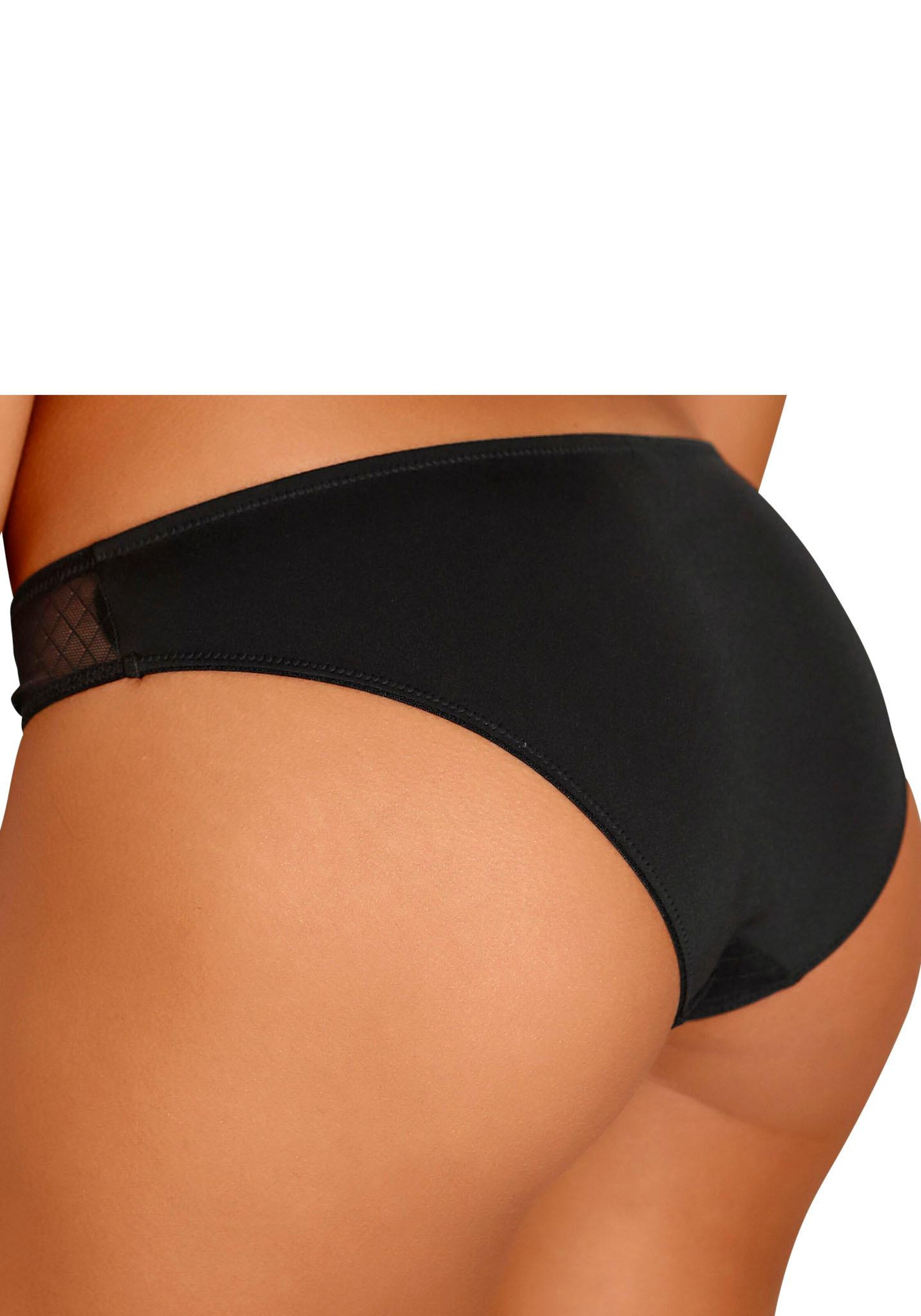 LASCANA Spodnje hlačke | črna barva