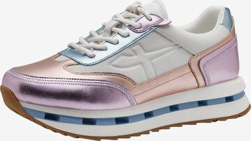 TAMARIS Sneakers laag in Zilver: voorkant