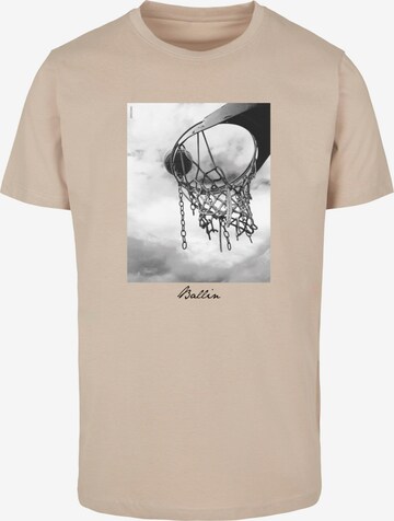 Mister Tee - Camiseta 'Ballin 2.0' en beige: frente