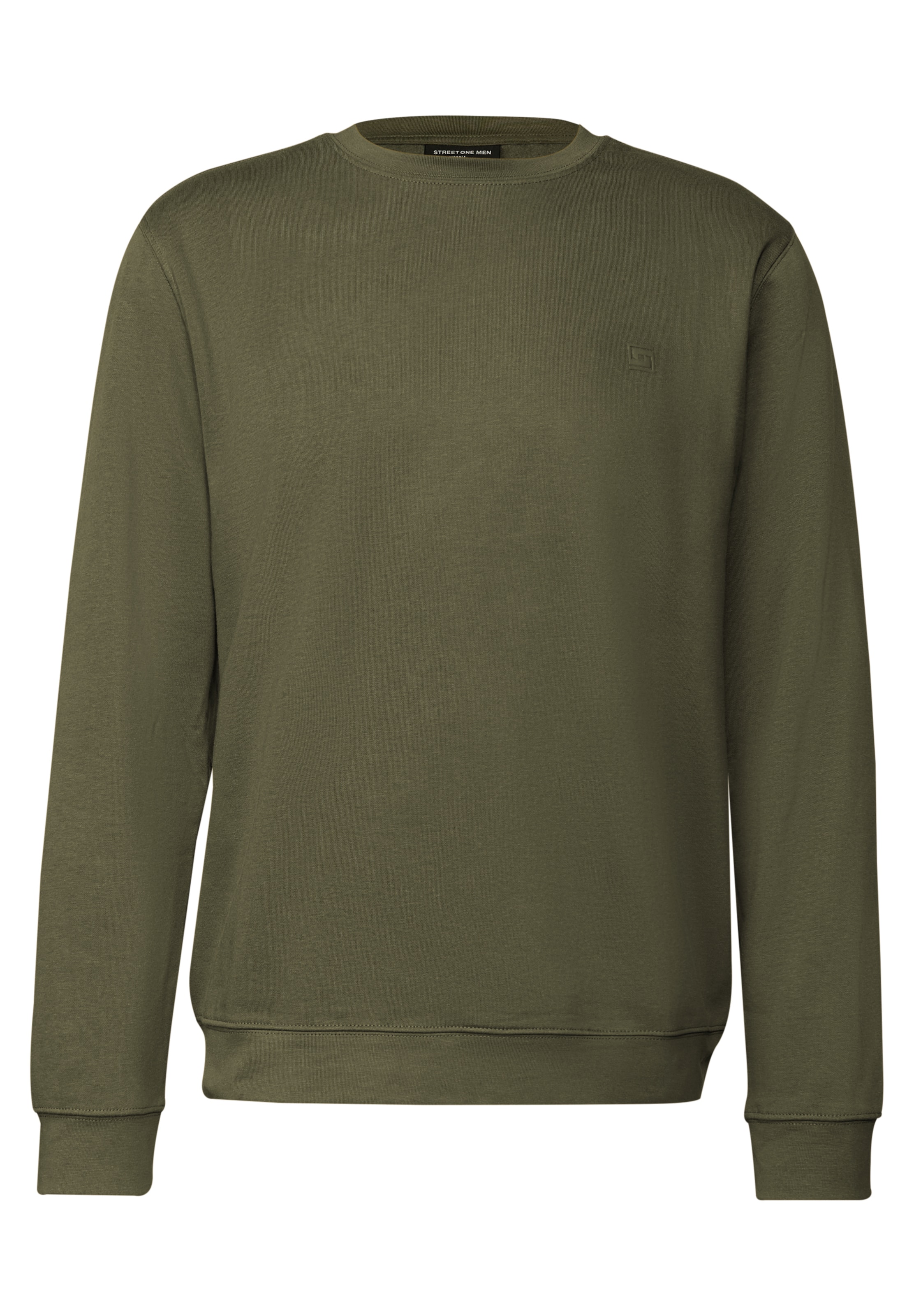 Street One MEN Sweatshirt in Green: front