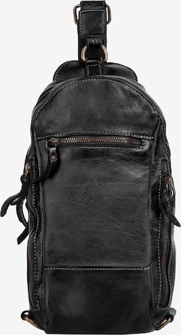 X-ZONE Crossbody bag in Black: front
