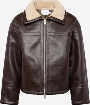 TOPMAN - Chaqueta de entretiempo en marrón: frente