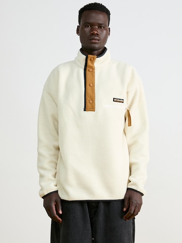 COLUMBIA Αθλητικό πουλόβερ 'Helvetia II' σε λευκό: μπροστά