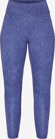 PUMASkinny Sportske hlače 'Move Cloudspun' - plava boja: prednji dio