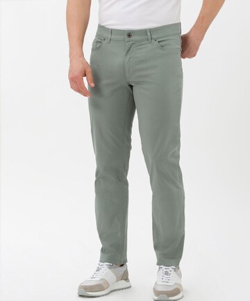 BRAX Regular Broek 'Cadiz' in Groen: voorkant