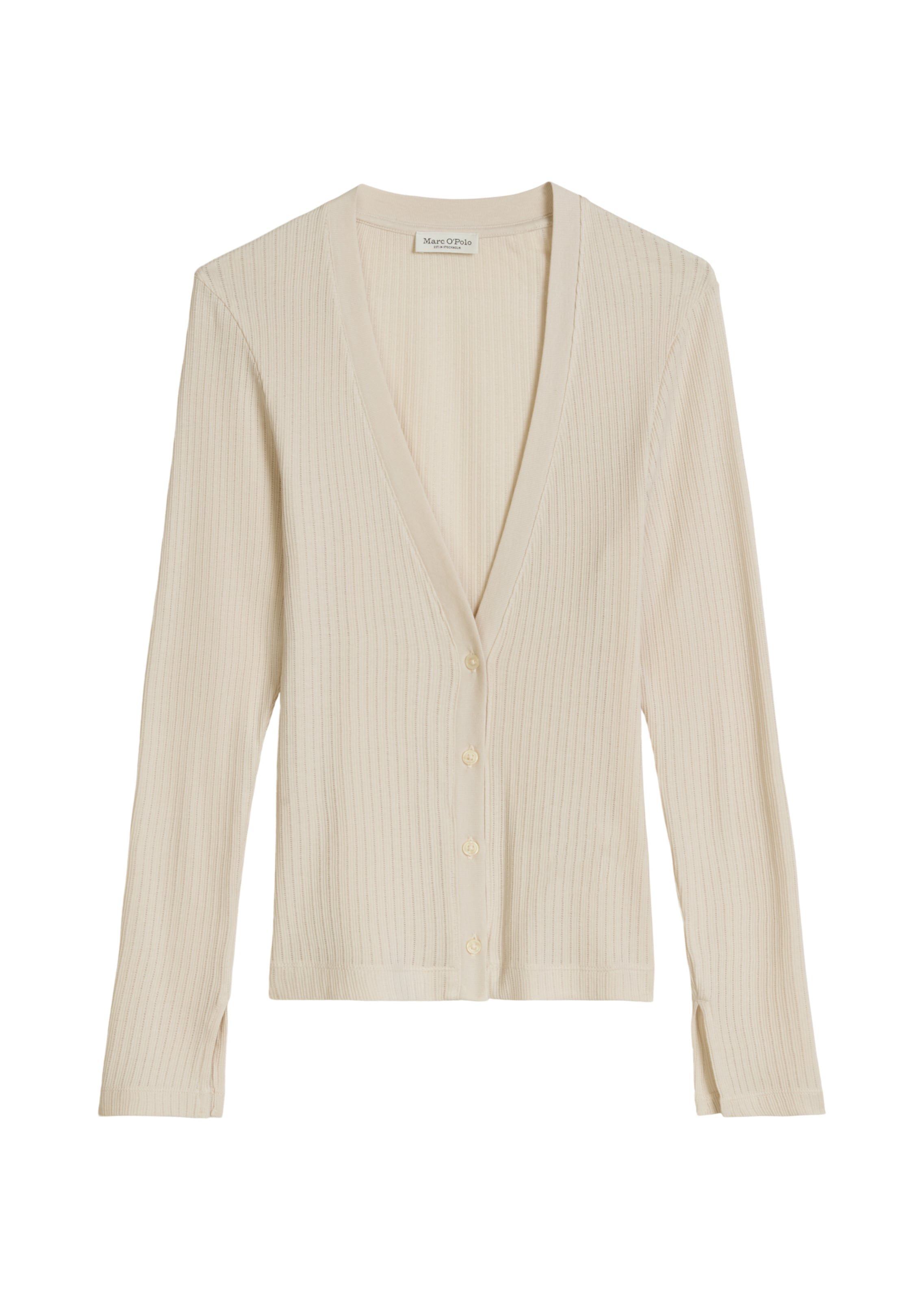 Marc O'Polo Strickjacke in Beige: Vorderseite