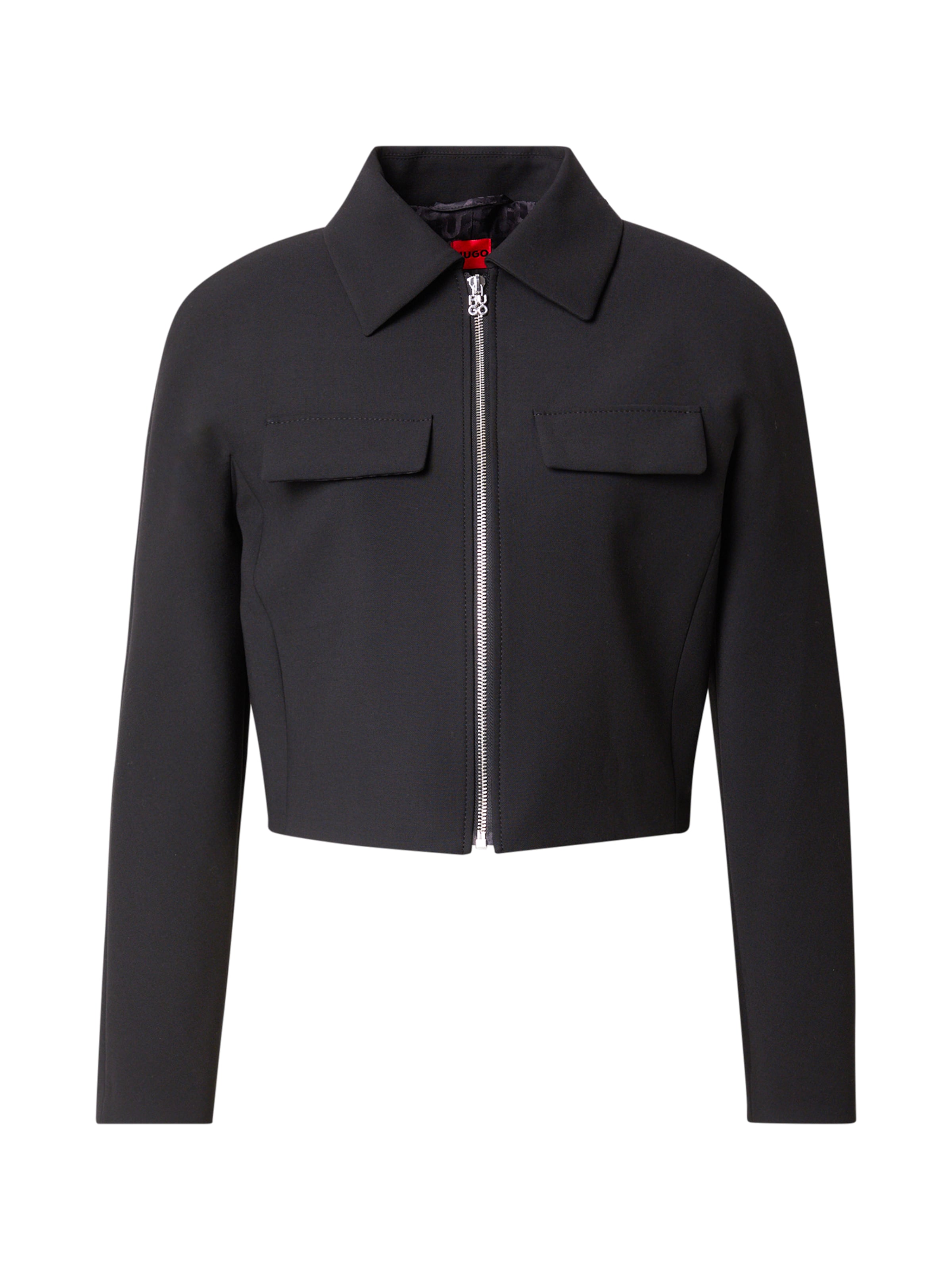 melns HUGO Starpsezonu jaka 'Anero': no priekšpuses